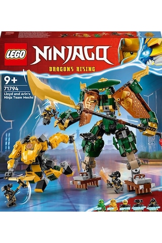 LEGO® Ninjago 71794 Lloyd Ve Arin'in Ninja Ekibi Robotları 764 Parça
