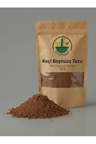 İxirciyusuf Keçiboynuzu Tozu Keçi Boynuzu Tozu Harnup Tozu Carob Powder Doğal 100 G