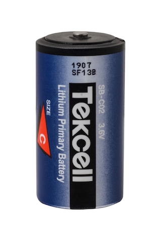 Tekcell SB-C02 3.6V C Boy Li-SOCI2 Lityum Sayaç Pili