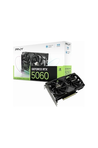 Pny Dual Geforce Rtx 5060 8gb Gddr7 128bit Hdmı/dp Ekran Kartı