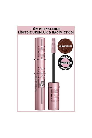 Maybelline New York Lash Sensational Sky High Maskara Brown + Lasting Drama Liner Göz Kalemi Brown Sugar
