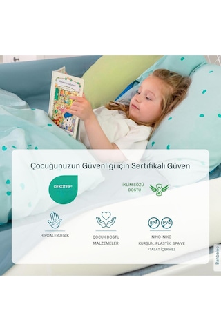 Joybed 140 Cm Sünger Yatak Bariyeri, Düşmeye Karşı Çocuk Yatak Bariyer