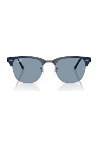 Ray-ban Rb 3016 687956 51 Clubmaster Unisex Kare Mavi Kemik Güneş Gözlüğü Mavi