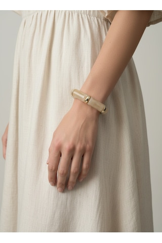 Valmont Accessories Kadın Gold Renk Bej Mermer Desenli Kalın Bileklik Valmont Accessories Kadın Gold Renk Bej Mermer Desenli Kalın Bileklik