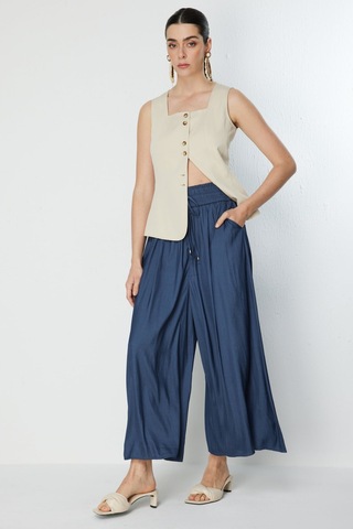 On Kadın Pantolon 26yon70136 İndigo