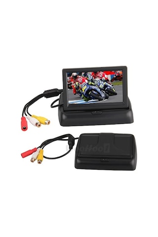 lidergaraj Kameralı Park Sensörü 4.3'' Kapaklı Ekran++Pramit Kamera