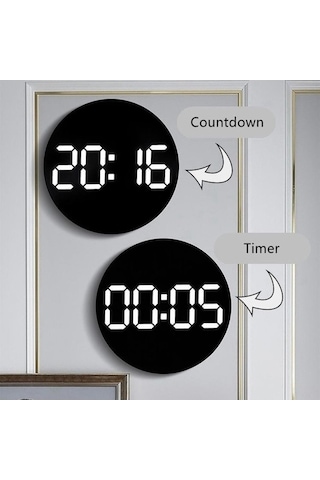 Trendooze Ve Sıcaklık Seçenek Saati Renkli Renkli Modern Göstergeli Duvar Dijital Çok Çok Akıllı - Uw ÇOk Renkli