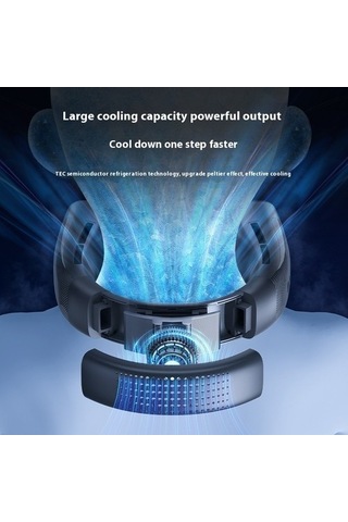 Chaos Bask Yeni Yarı Iletken Soğutma Kanatsız Boyun Fanı Soğutma Buz Açık Taşınabilir Asılı Boyun Klima 1478 Boyun Yok 2 Kollu 500 Adetten Az
