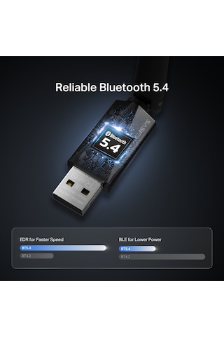 Mercusys Ma550h Bluetooth 5.4 Harici Antenli Uzun Menzilli Usb Adaptör