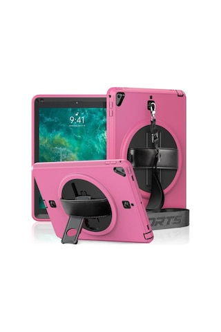 Apple İpad 5 Air 9.7 Kılıf Strap-c Otterbox Tablet Kapak - Pembe
