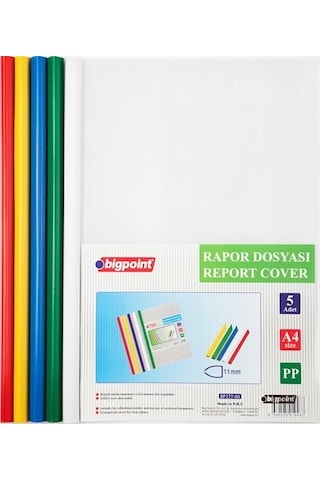 Bigpoint Sıkıştırmalı Rapor Dosyası 11mm - 5 Renk