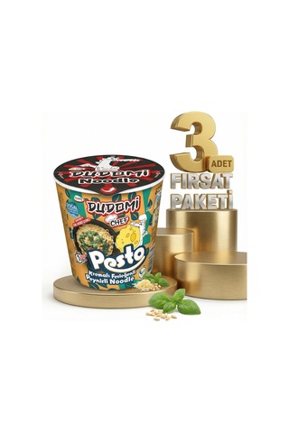Dudomi Bardak Kremalı Pesto Soslu 3x80 Gr
