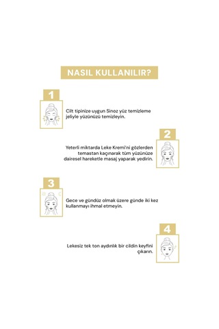 Sinoz Leke Kremi Vitamin C 3% Niacinamide 2% 40 Ml 61307139