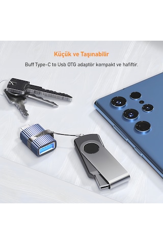 Buff Bc02 Type-c To Usb 3.0 Otg Dönüştürücü Çevirici Adaptör