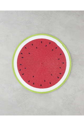 English Home Summer Watermelon Pp 2'li Amerikan Servis 38 Cm Kırmızı Kırmızı