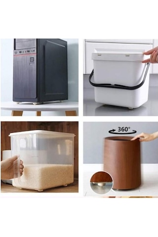 Bilyeli Eşya Kaydırma Aparatı 4lü Set Gri