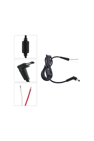 5.5x2.5mm Dc Kablo Asus Uyumlu vs Laptop Adaptör Tamir Kablosu