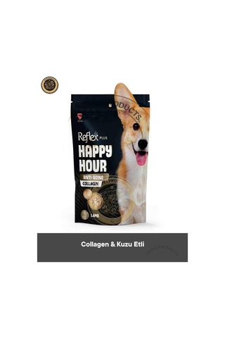 Buradabulabilirsin Reflex Plus Happy Hour Anti Aging Collagen & Love Edition Köpek Ödül Maması Seti 8x60 Gr Bbz