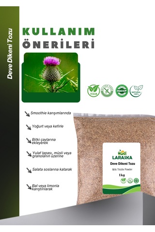 Deve Dikeni Tozu 1kg - Milk Thistle Powder 1kg