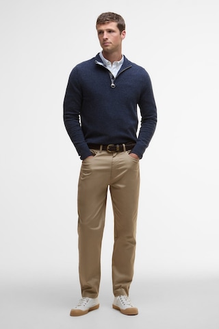 Barbour Waterbury Half Zip Kazak Ny91 Navy Lacivert