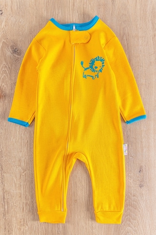 Babymod Aslan Figürlü Uzun Kollu 3'lü Erkek Bebek Tulum Takım 001