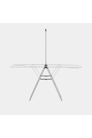 Brabantia 403545 Çamaşır Kurutma Ekstra Askılıklı, 25m, Metalik Gri Metalic