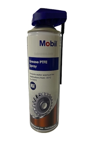 Mobil Ptfe Gıda Onaylı Teflon Gres Yağlama Sprey 500 ML Mobil Ptfe Gıda Onaylı Teflon Gres Yağlama Sprey 500 ML