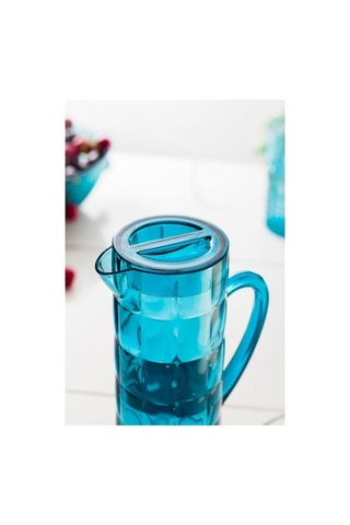 Northcity Akrilik Allegra 1.5 Lt Aquamarin Sürahi - Kırılmaya Dayanıklı, Bulaşık Makinesinde Yıkanabilir