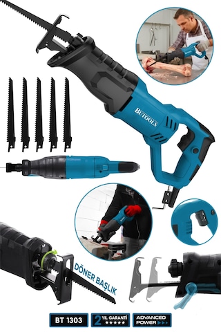 Butools ST-11 9000 Xdrive Tilki Kuyruğu Testere Makinesi Mavi