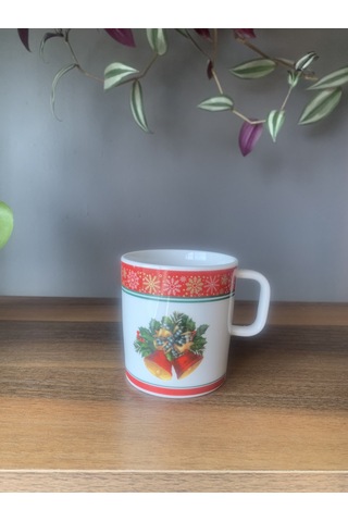 Yeni Yıl-noel Çan Model Tekli Kupa Çok Renkli