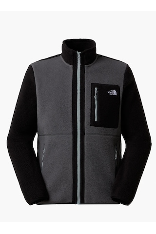 The North Face M Yumiori Full Zip Erkek Polar Siyah - Gri