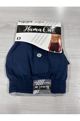 Hüma Huma One Erkek Havlu Bel Düz Boxer Battal Boy 3xl- 6 Adet Lacivert