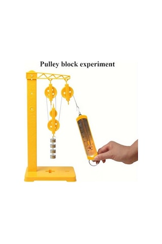 Willowhaven 1 Set Makara Takımı Fizik Deney Seti Mekanik Eğitim Ölçüm Aletleri Sarı Siyah