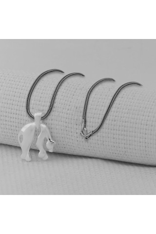 Takıhan Panter 925 Ayar Erkek Gümüş Kolye