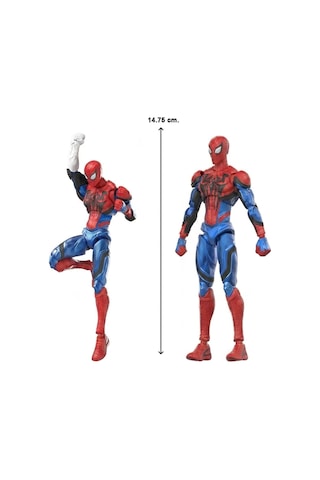 Marvel Rivals Spider-man Figürü - 83 Parça Hareketli Yapım Seti 14.7 Cm, Lisanslı
