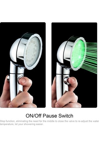 Tongxida Su Renkli Bosphorusboutique Yüksek Tasarrufu Otomatik On/off Led Işık G1/2 Flaş El Duş Duş Duraklatma Değiştirme 3 Tq Diğer