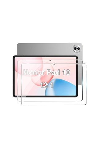 Honor Pad 10 12.1 Inç İle Uyumlu Tam Koruma Nano Esnek Tablet Kırılmaz Ekran Koruyucu 2 Adet