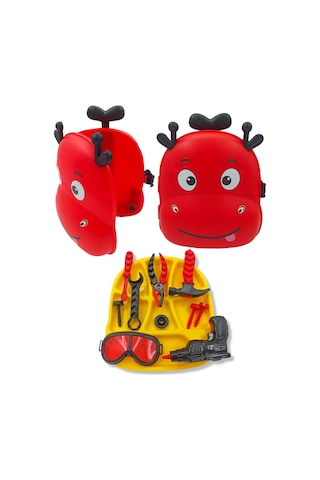 Oyuncak Tamir Seti Çekçekli Valizli Çantalı Tamir Seti 10 Parça