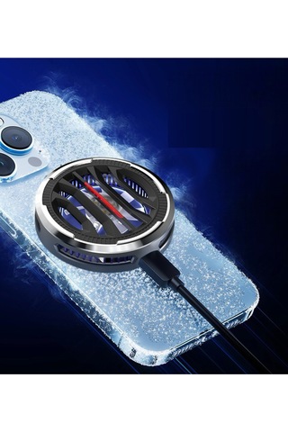 Maf Mıknatıslı Cep Telefon Sessiz Soğutma Fanı Radyatör Soğutucu iOs Uyumlu  Android Pubg Gaming Soğutucu