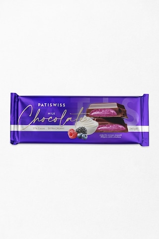 Patiswiss Orman Meyveli Yoğurtlu Krema Dolgulu Sütlü Çikolata 240 G