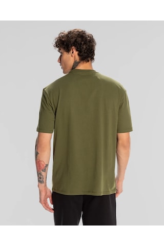 Kappa Maska Erkek T-shirt-haki Haki