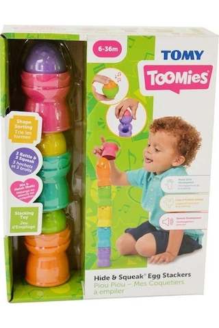Tomy Toomies Yeni Saklambaçlı Yumurta Kule Seti 73565
