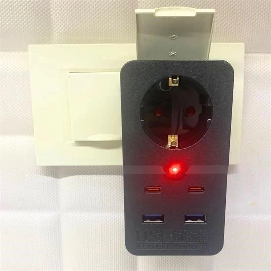 İpek Yıldızı Isıya Dayanıklı Termal Akım Korumalı 1 Priz Girişli 2 Usb Girişli 2 Type-c Girişli Pir Diğer