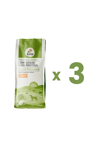 Kito Kuzu Etli Yetişkin Köpek Maması 3 x 2500 G