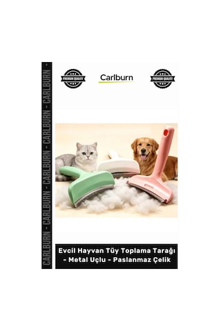 Özel Üretim Kedi Köpek Bakım Masaj Evcil Hayvan Tüy Toplama Tarağı Metal Uçlu Paslanmaz Çelik Çok Renkli
