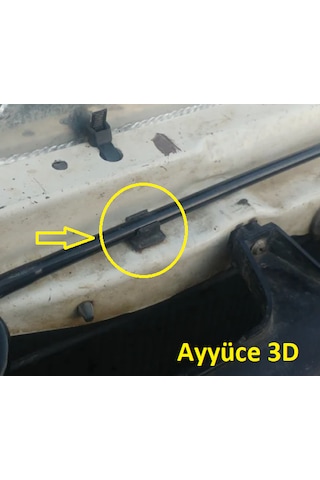 Ayyüce 3d, Toyota Hilux Bonnet Kaput Çubuğu Klipsi 1