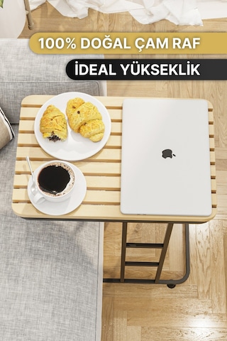 Bino Modern Masif Orta ve Ahşap Zigon Sehpa