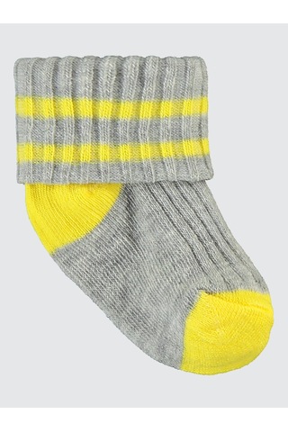 Civil Baby Bebek 3'lü Çorap Set 0-24 Ay Sarı Sarı