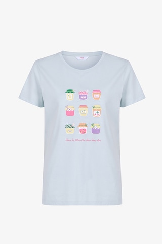 Penti  Açık Mavi Sweet Breakfast Pamuklu Pantolon Pijama Takımı