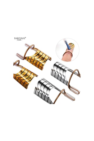 Telli Protez Tırnak Şablon Seti 5'li